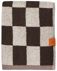Кафява кърпа от органичен памук от тери 50x90 cm Retro – Mette Ditmer Denmark