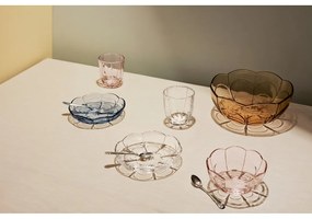 Светлосини десертни стъклени чинии в комплект от 2 бр. ø 16 см Lily - Holmegaard