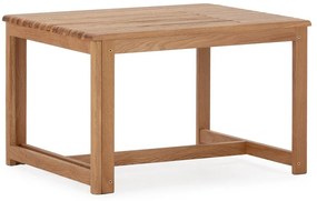 Масичка за кафе от масивен дъб в естествен цвят 60x70 cm Unai – MOME