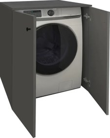 Шкаф за пералня Gray TopMebel от меламин в антрацит 70x66x90cm.
