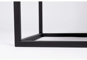 Черен ратанов шкаф 70x145 cm Guuji - White Label