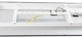 Модерна таванна лампа черна с LED 80 см - Liv