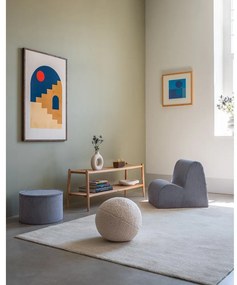 Син детски стол от рипсено кадифе Cloud – Wigiwama