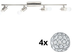 Eglo - LED точково осветително тяло MY CHOICE 4xE14/4W/230V хром