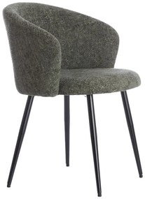 Метални трапезни столове в комплект 2 бр. в цвят каки Radaja – Light &amp; Living