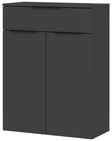 Висок висящ шкаф за баня в антрацитен цвят 71x95 cm Crandon - Germania