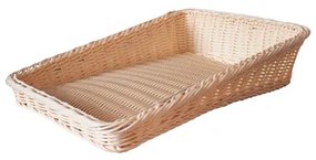 Панер водоустойчив PVC правоъгъгълен 40х35х10х4см натурал (674039N-OT) - Horecano