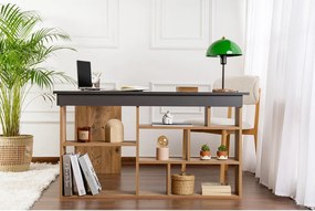 Работна маса от декор от бор 120x130 cm Vesper – Kalune Design