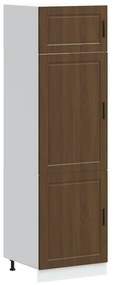 854114 vidaXL Кухненски шкаф Porto, кафяв дъб, инженерна дървесина