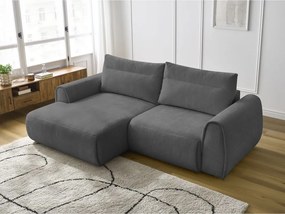 Сив ъглов диван Aden – Bobochic Paris