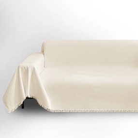 Кремаво двуместно покривало за диван Talo – Filumi