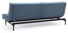 Светлосиньо диванче с тъмна дървена основа, смесена с танц в светлосиньо Splitback - Innovation