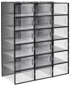 Модулен регал с отделения BOXIFY, черен