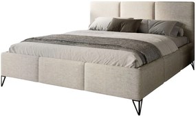 Облегнато легло Loren-Бежово-180 x 200