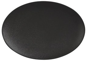 Черна керамична чиния за сервиране 22x30 cm Caviar - Maxwell &amp; Williams