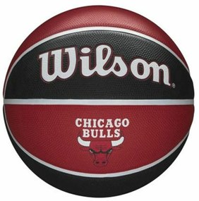 Баскетболна Топка Wilson NBA Team Tribute Chicago Bulls Червен Един размер 7