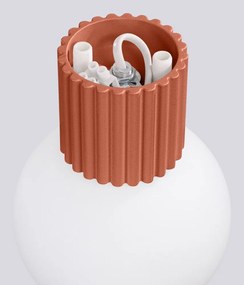 Оранжева стенна лампа ø 12 cm Orbital – Sollux