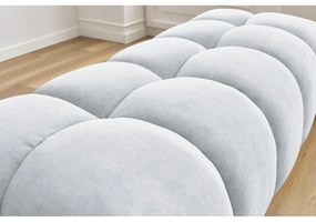 Светлосива табуретка за крака Mont-Blanc - Bobochic Paris