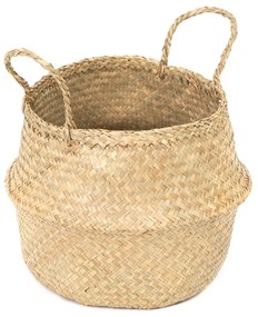 Кошница за съхранение от светла морска трева , ⌀ 35 cm - Compactor