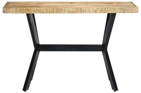 247441 vidaXL Трапезна маса, 120x60x75 cм, мангово дърво масив