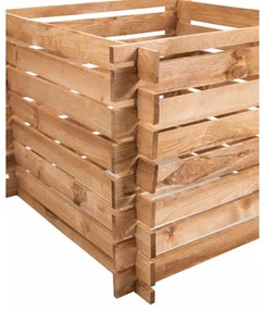 Градински дървен компостер 640L