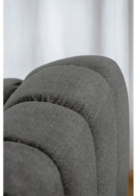 Сив ъглов диван (десен ъгъл/U форма) Shell – Miuform