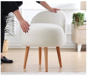 Бяла табуретка Rufmee – Artie