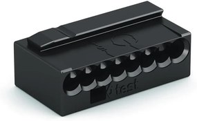 Wago Бърза връзка 8х0,8 mm2 (100бр.) черна за твърд проводник - 243-208