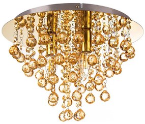 Globo 63040345X - Плафон LONDON 3xE14/40W/230V Ø 38 см златист