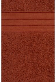 Памучни кърпи в комплект от 4 бр. от тери тухлен 50x100 cm – Good Morning