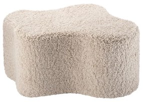 Светлокафяв детски пуф от букле Cloud – Wigiwama