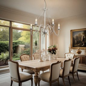 Класически полилей кремав 5 светлини - Giuseppe