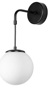 Аплик СИТИ, черен/бял, 1xE27