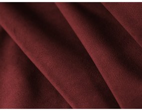 Червен кадифен диван 282 cm Bellis - Micadoni Home