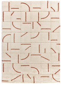 Килим в тухлен и кремав цвят 160x230 cm Brenda – Universal