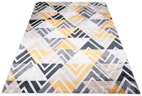 Отличителен модерен килим с геометрична шарка Ширина: 80 см | Дължина: 150 см
