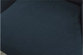 Тъмносин пуф от изкуствен косъм Lilibet – Bobochic Paris