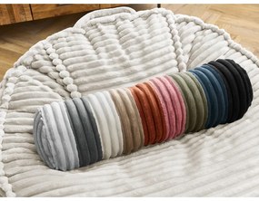 Бежов пуф от рипсено кадифе Socrate – Bobochic Paris