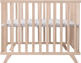 Кошара за игра от масивен бук с регулируема височина 75x100 cm в естествен цвят Lil Planet – Roba