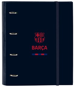 Папка с пръстени F.C. Barcelona Морско син (27 x 32 x 3.5 cm)