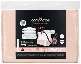 Вакуумна пластмасова кутия за съхранение на дрехи 65x45x27 cm Pink Edition – Compactor