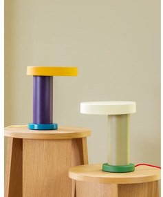 Лилава LED затъмняваща се настолна лампа (височина 25 cm) Magic – Hübsch