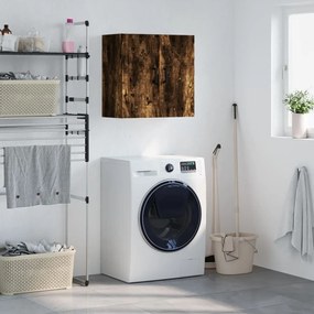 829969 vidaXL Стенен шкаф, опушен дъб, 60x31x60 см, инженерно дърво