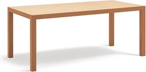 Трапезна маса с дъбова дървена плоскост 75x180 cm Alma – Teulat