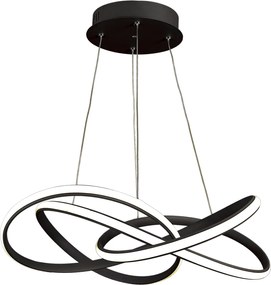 Полилей PASSO LED, черен, 40W, 4000K