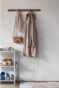 Кафява стенна закачалка от масивен дъб 72 cm Roots – Mette Ditmer Denmark