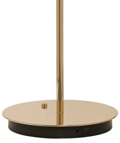 LED затъмняваща се настолна лампа с метален абажур в златист цвят (височина 31 cm) Asteria Move – UMAGE