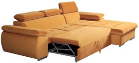 Ъглов диван Piemonte-Right-Orange