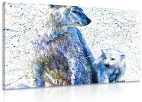 Картина на платно – Полярни мечки