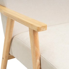 Бяло шенилово кресло Vintage – Casa Selección